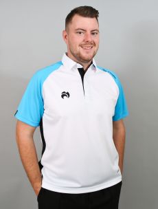 Choice of Champions Polo - White/Sky Blue/Black