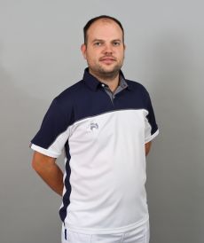 Madrid Polo - White/Navy Blue/Grey
