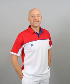 Madrid Polo - White/Red/Royal Blue