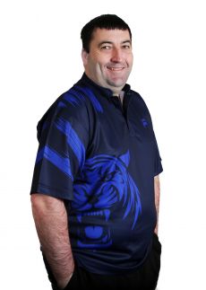 Limited Edition Tiger Polo Shirt - Navy/Royal Blue