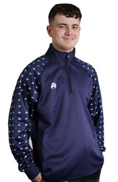 1/4 Zipped Pullover Navy