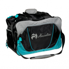 Professional Sports Bag Black-Grey-Aqua
