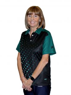 Velocity Ladies Blouse Black-Green