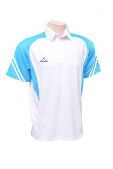Tiger Pro Polo Shirt Royal Blue Panelling