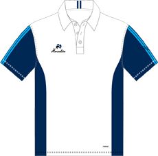 Slice Polo Shirt- Dark Blue/Light Blue