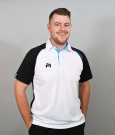 Choice of Champions Polo - White/Black/Electric Blue