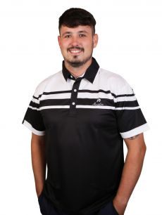 Style 22 Polo Shirt - Black/White