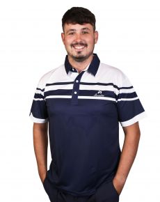 Style 22 Polo Shirt - Navy/White