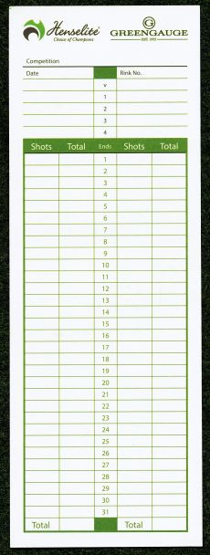 Bowls Scorecard