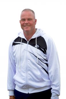 Zipped Hoodie White-Black