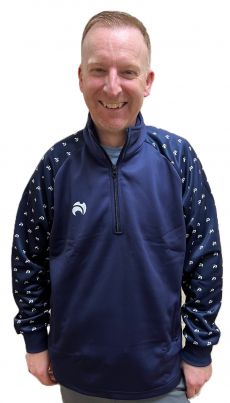 1/4 Zipped Pullover Navy