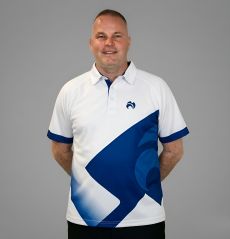 Style 26 Polo Shirt - White/Midnight Blue