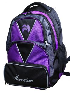 Backpack Bag Black-Purple