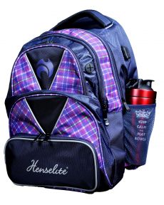 Backpack Bag Navy Tartan