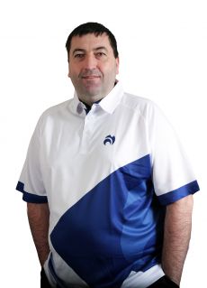 Style 26 Polo Shirt - White/Midnight Blue