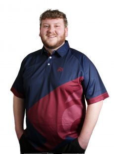 Style 26 Polo Shirt - Navy/Maroon